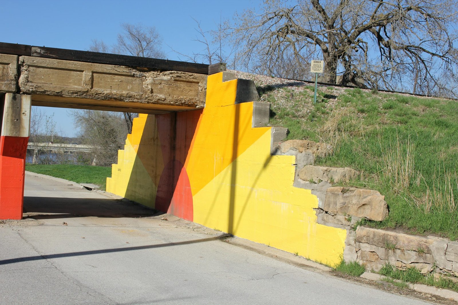 East abutment